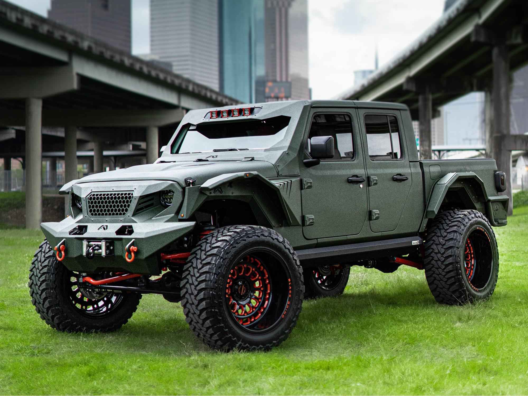 2020 Jeep gladiator, Black Rhino Wheels